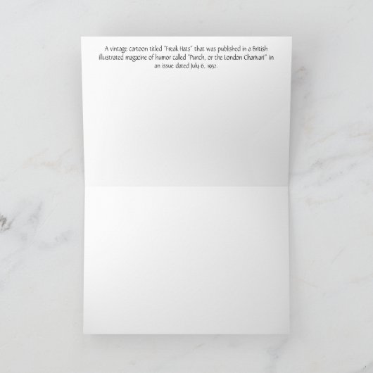  Britse Humor - "Freak Petten", (Binnen)