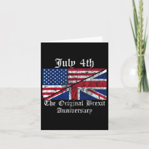 Britse Humor op 4 juli jl. Kaart