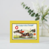  Britse humor, oude sportwinnaar Briefkaart (Staand voorkant)