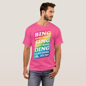 britse hundrag race t-shirt (Voorkant volledig)