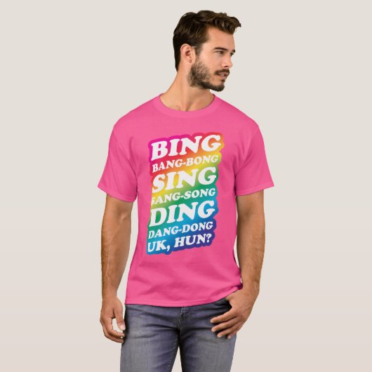 britse hundrag race t-shirt (Voorkant volledig)