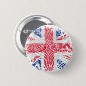Britse identiteit ronde button 5,7 cm (Voorkant /achterkant)