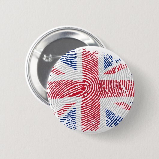 Britse identiteit ronde button 5,7 cm (Voorkant /achterkant)