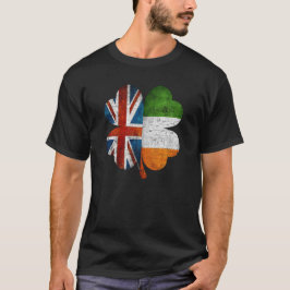 Britse Ierse Shamrock Verenigd Koninkrijk Ierland  T-shirt
