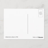 Britse infanterie aanval briefkaart (Achterkant)