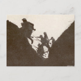 Britse infanterie aanval briefkaart