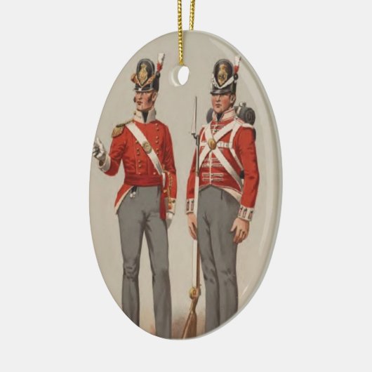Britse infanterie keramisch ornament (Links)