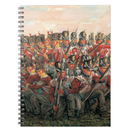 Britse infanterie Napoleontische oorlogen schilder Notitieboek