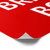 Britse jongens houden kalm en datum poster (Hoek)