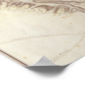 Britse kaart van de Siege van Yorktown, 1781 Poster (Hoek)