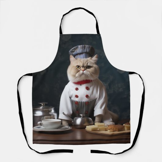 Britse kattenliefhebbers schort (Voorkant)