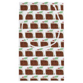 Britse kerstcadeau Slice Festive Holiday Party Klein Cadeauzakje (Achterkant)