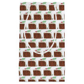 Britse kerstcadeau Slice Festive Holiday Party Klein Cadeauzakje (Voorkant)