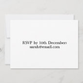 Britse kerstfeest in Turkije Festive Party Kaart (Achterkant)