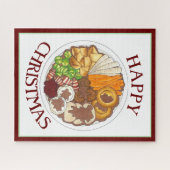 Britse kerstfeest in Turkije Festive Party Legpuzzel (Horizontaal)