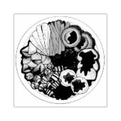 Britse kerstfeest in Turkije Festive Party Rubberstempel (Afrduk)