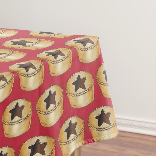 Britse kerstfeestdag in de schijnpartij Pie Festiv Tafelkleed (Voorbeeld)