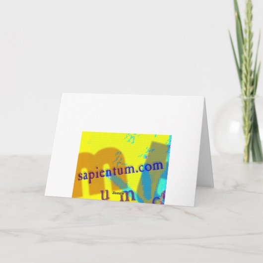 Britse Kerstmis Feestdagen Kaart (Achterkant)