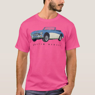Britse Klassieke Super Sportauto Austin Healey vri T-shirt