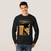 Britse Klassieke vis en chips T-shirt (Voorkant volledig)