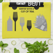 Britse Klassieke vis en chips Theedoek (Gevouwen)