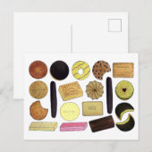 Britse koekjes Shortbrood Rich Tea Digestives Briefkaart (Voorkant / Achterkant)