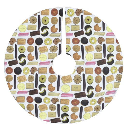 Britse koekjes Shortbrood Rich Tea Digestives Kerstboom Rok (Voorkant)