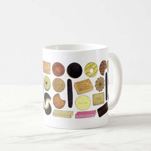 Britse koekjes Shortbrood Rich Tea Digestives Koffiemok (Voorkant rechts)