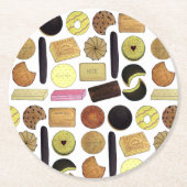 Britse koekjes Shortbrood Rich Tea Digestives Ronde Kartonnen Onderzetter (Voorkant)