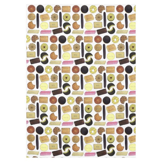 Britse koekjes Shortbrood Rich Tea Digestives Tafelkleed (Voorkant)