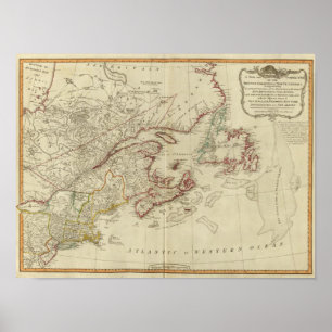 Britse kolonies Noord-Amerika, New England Poster