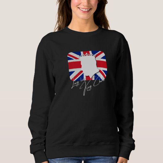 Britse Koning Lang leve de Koning God Save The Kin Trui (Voorkant)