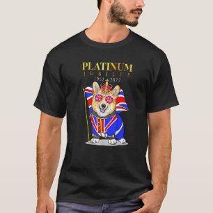 Britse Koningin Monarchie Platina Jubileum Union J T-shirt