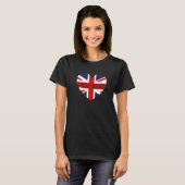 Britse koningin monarchy 70e Jubileum Platinum J T-shirt (Voorkant volledig)