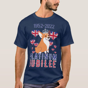 Britse Koningin Platina Jubileum 70 Jaar Welsh Cor T-shirt