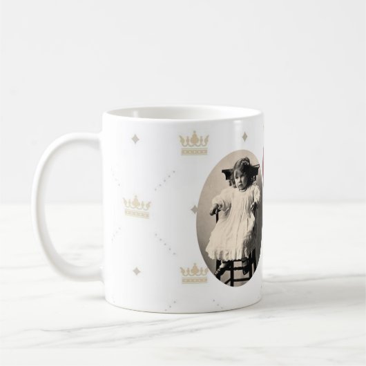 Britse koninklijke meisjes koffiemok (Links)