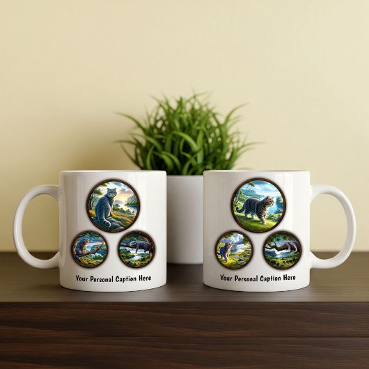 Britse Korthaar Cat 6-Afbeelding koffie Mok ontwer