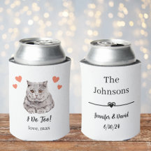 Britse Korthaar Cat Pet Wedding Koelbox Favoriet