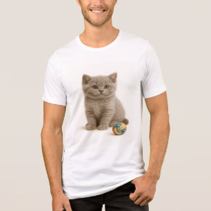 Britse Korthaar en Garen Ball Bliss Tri-Blend Shirt
