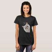 Britse Korthaar Kat 1 T-shirt (Voorkant volledig)