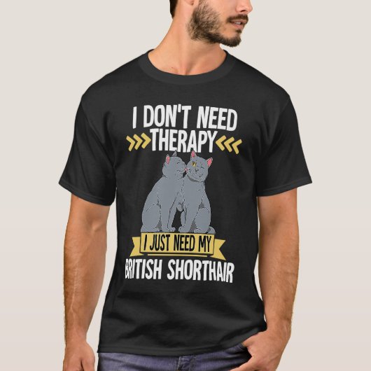 Britse Korthaar Kat 33 T-shirt (Voorkant)
