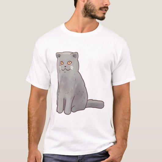 Britse korthaar kat Magic T-shirt (Voorkant)