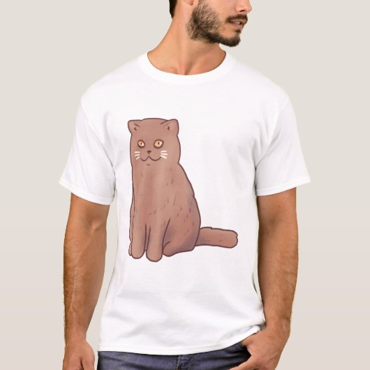 Britse korthaar kat Magic T-shirt (Voorkant)