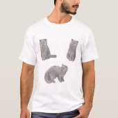 Britse korthaar kat Magic T-shirt (Voorkant)