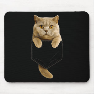 Britse Korthaar Kat Pocket Gifts Kat Mama Kat Papa Muismat