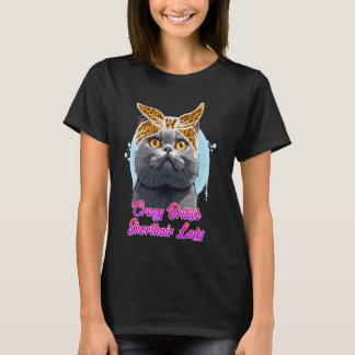 Britse Korthaar KETTING BRITSE KORTHAAR VROUW T-shirt