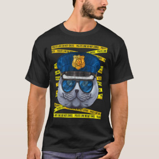 Britse Korthaar Politieagent Politieagent   Politi T-shirt