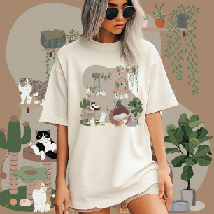 Britse Korthaar, Schotse Vouw Kat, Speelse Huis T-shirt