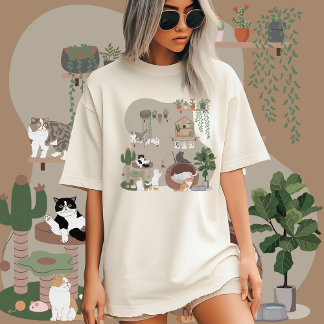 Britse Korthaar, Schotse Vouw Kat, Speelse Huis T-shirt