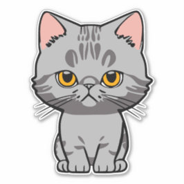 Britse Korthaar Sticker